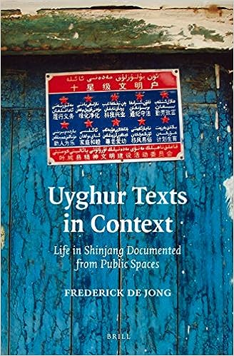 Uyghur Texts in Context: Life in Shinjang Documented from Public Spaces